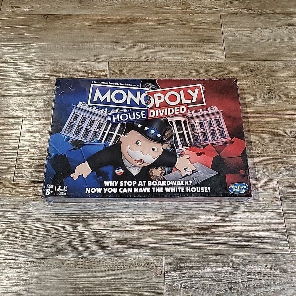 Hasbro Monopoly 2019 House Divided Political Board Game